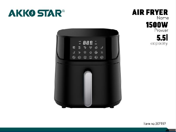 AK507197 1500W 5.5L air fryer